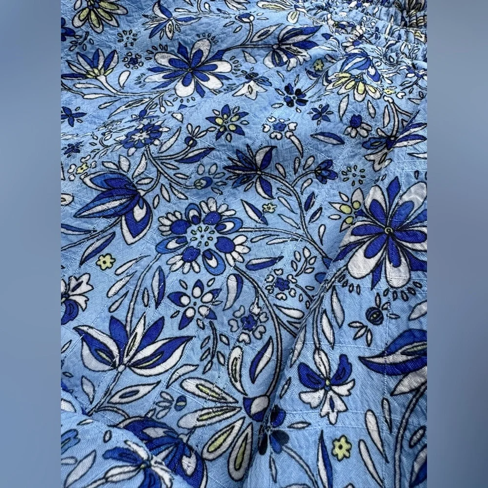 LOFT Floral Dress Shirt Top Small - Picture 7 of 7